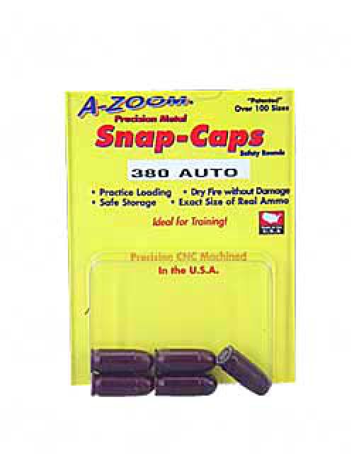 A-Zoom Snap Caps, 380 ACP, 5 Pack 15113