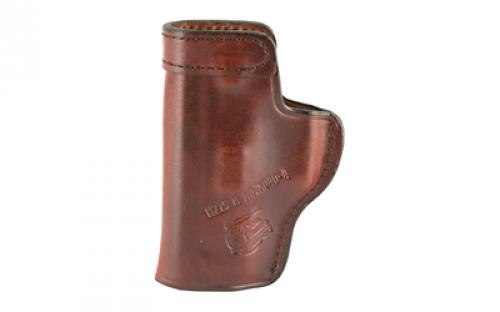 Don Hume H715M Clip-On Holster, Inside The Pant, Fits XD With 4" Barrel/SIG SP2022, Right Hand, Brown Leather J168416R