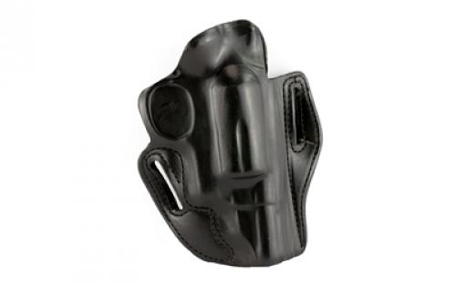 DeSantis Gunhide 002, Speed Scabbard, Belt Holster, 2 Belt Slots, No Tension Screw, Fits S&W Governor, Right Hand, Black Leather 002BAV1Z0