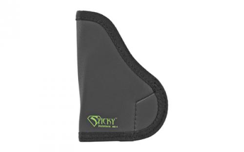 Sticky Holsters Pocket Holster, Fits GLOCK 43, S&W SHIELD, Walther PPS 9/40, Ambidextrous, Black MD-4