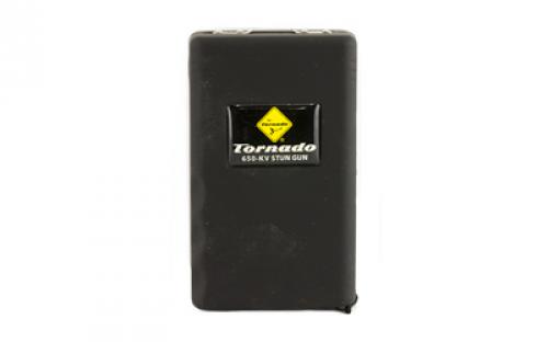 Tornado Personal Defense Tornado Stun Gun, 650,000 Volts, Black RSG650B