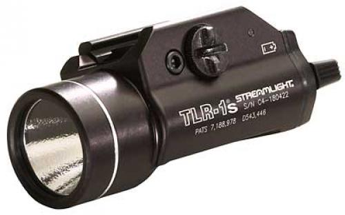 Streamlight TLR-1s, Tactical Light, C4 LED, 300 Lumens with Strobe, Batteries Included, Black 69210